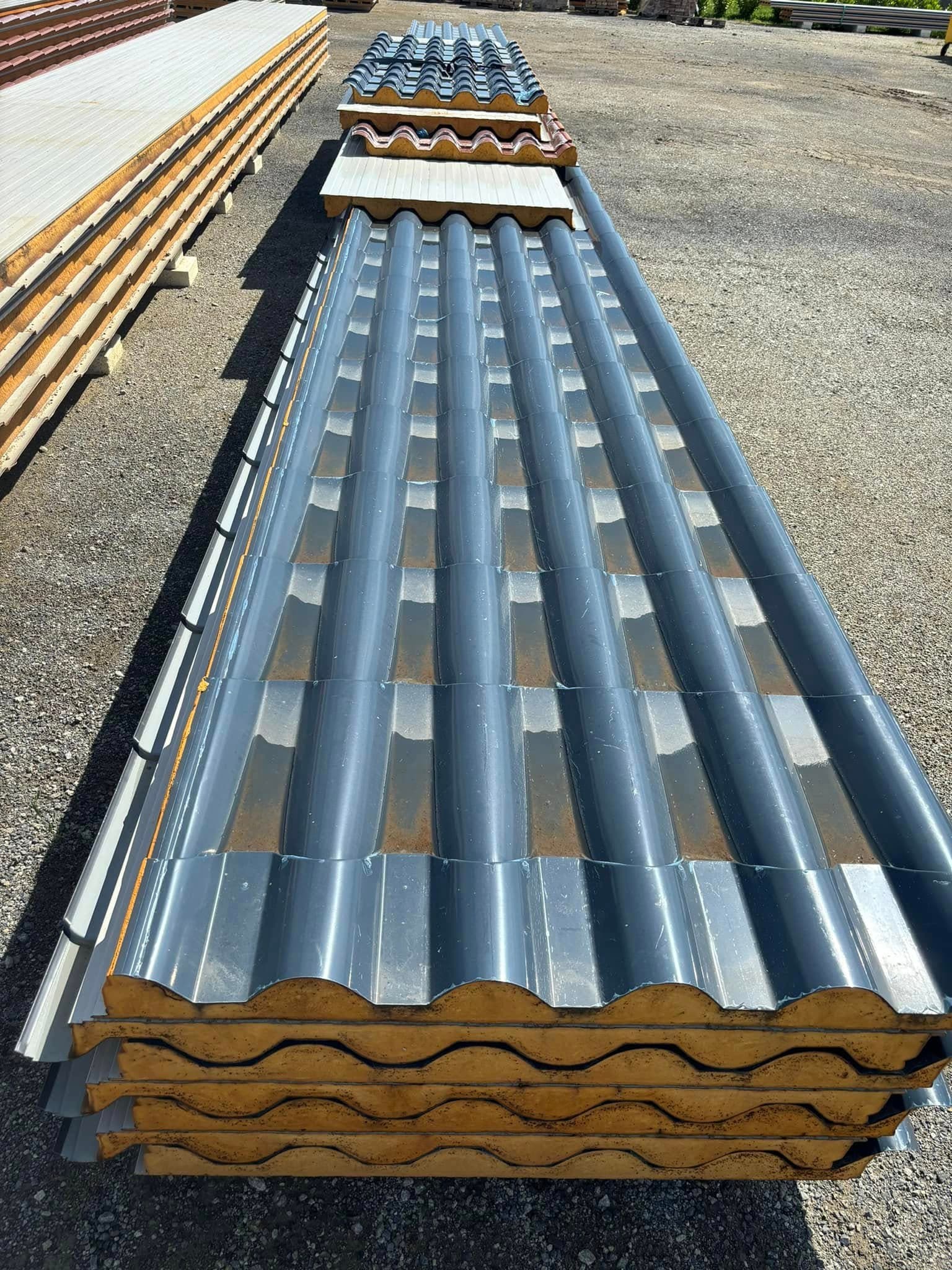 Imitacija crijepa — siva - RAL 7016